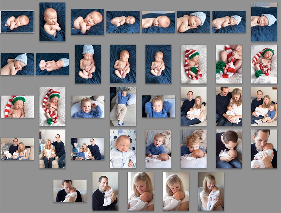 newborn photo session gallery
