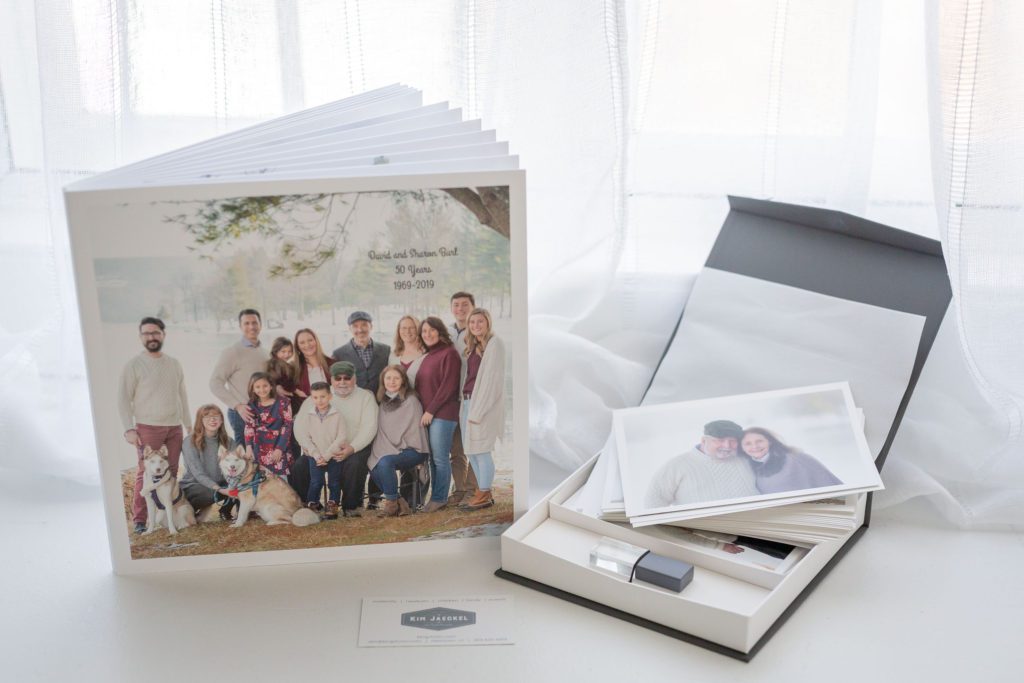 A family photographer in Connecticut who offers gorgeous albums.
