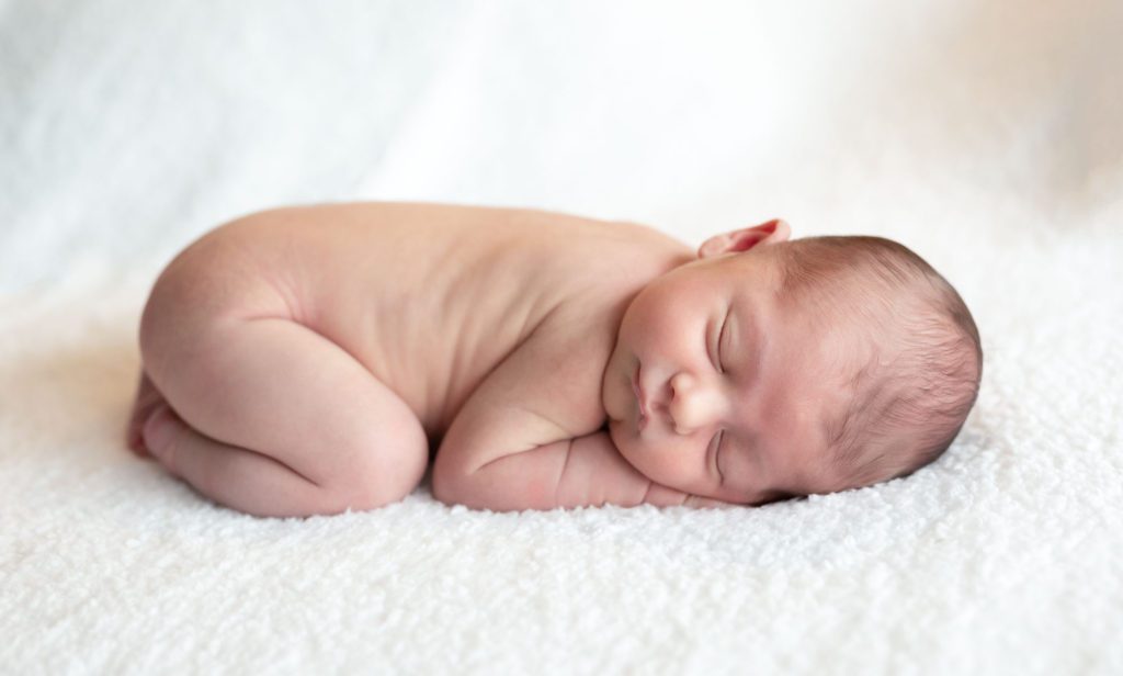 Simple newborn photos will always be in style.